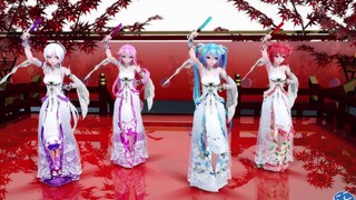 【MMD】SING girl group- Kirim ke Bulan【Aksen patroli lemah Hatsune】Selamat Tahun Baru!