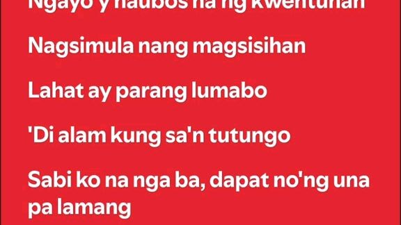 Hindi Tayo pwede