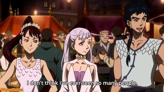 Black Clover Charlotte Roselei Star Festival Black Bulls and Vanessa drinking xD