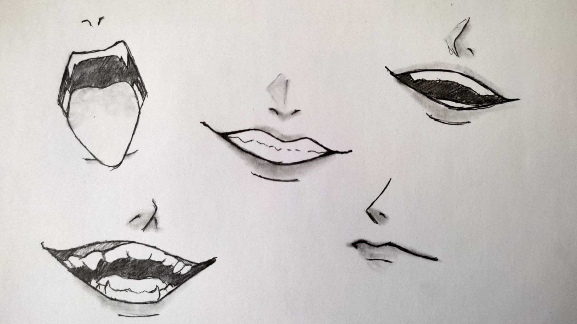 How To Draw Anime Lips Subtle Side Profile Full Round