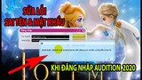 Lỗi sai tài khoản và mật khẩu và tạo nhân vật trong game Audition