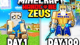 ฉันรอดชีวิต 100 วันในฐานะ ZEUS ใน Minecraft นี่คือสิ่งที่เกิดขึ้น