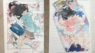 Can you draw masterpieces on a 2 yuan notebook? Surprised 300,000 netizens? ? It comes from the expe