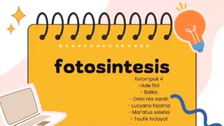 fotosintesis