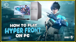 HOW TO PLAY HYPER FRONT ON PC | HOW TO PALY HYPER FRONT ON BlueStacks emulator