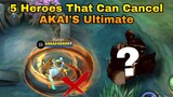 The Only 5 Heroes That Can Cancel AKAI'S Ultimate