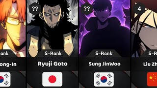 30 Thợ Săn Mạnh Nhất Trong Solo Leveling