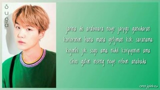 How To Rap: BTS - Cypher pt.2 Suga's fastest rap part [With Simplified Easy Lyrics]