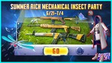 Summer Rich Mechanical Insect Party Event In Pubg Mobile - Get Free Outfit, Gun Skins | Xuyen Do