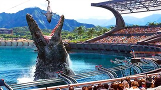 How to feed the MOSASAURUS | Jurassic World | CLIP