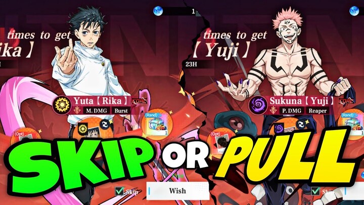 Jujutsu Duel SKIP OR PULL YUTA/SUKUNA? Wish Summon Mimiko Server