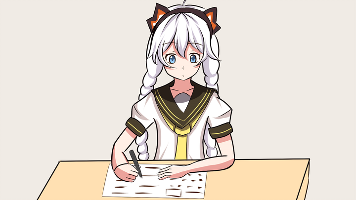 [Honkai Impact Sand Sculpture Handwriting] Kiana's Exam