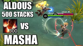 500 STACKS ALDOUS VS MASHA BOTH WITH PROPER BUILD