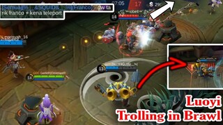 Trolling in Brawl haha | Funny Gameplay Mobile Legends