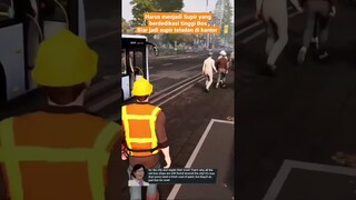 Moment Sapa dan Cek Tiket Bus Simulator #gaming #tiktok #funny #bussid #fun #shorts #viral #games