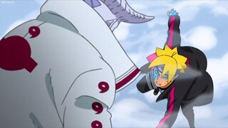 Boruto controls all of Momoshiki's chakra and uses that power to bully Ishiki