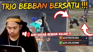 TRIO BEBBAN BERSATU GUNCANGKAN ERANGEL  !!! BURHAN, BJ GEMINK, BENCANA -PUBG MOBILE