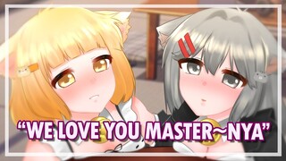 Two Cat Neko Maid Girls Spoils You『ASMR Roleplay』『 F4M』『 WHOLESOME』