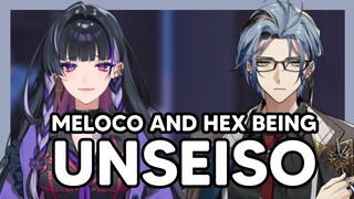 Hex and Meloco being being sussy when doing 4 months anniversary【NIJISANJI EN】