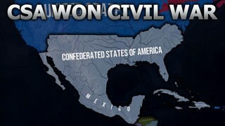 If USA Lost The Civil War - HOI4 Timelapse