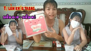 #49: Easy mask |How to make a mask handmade | Hướng Dẫn Làm Khẩu Trang Y Tế Bằng Tấm Lót Sơ Sinh