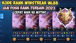 PLAYER SOLO RANK WAJIB COBA ! JAM & KODE SOLO RANK WINSTREAK TERBARU DI SEASON 28 MOBILE LEGENDS