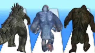 Kaiju Run vs Monster Evolution vs Monster Run 3D - Triple Game