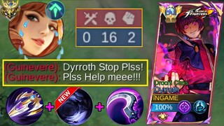 NEW DYRROTH ANNOYING INSTANT DELETE BUILD UNTIL THIS META ENEMY FEEDER | MLBB