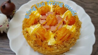 Bánh Bông lan Trứng muối - Cách làm chi tiết