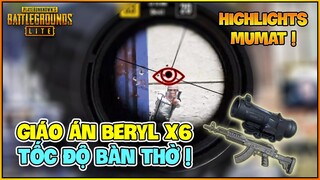 GIÁO ÁN BERYL X6 KHÔNG THU NHỎ ! HIGHLIGHTS ẢO DIỆU PUBG LITE CÙNG NAM ART