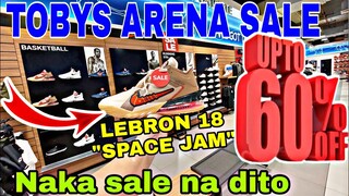 SALE! 60% OFF SA TOBYS ARENA LEBRON 18 "SPACE JAM" BASKETBALL SHOES SALE DIN ANG DAMING SALE SOLID!