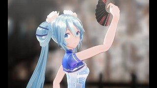 【VOCALOID MMD／4K／60FPS】Hatsune Miku【花月成双】