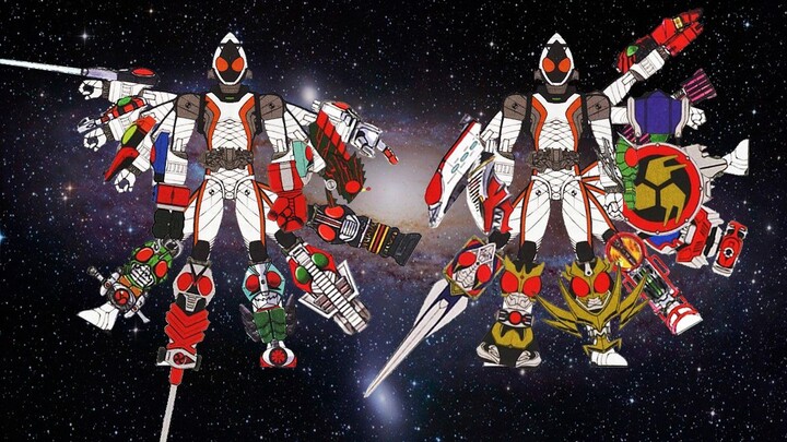 Rincian 24 komponen ksatria legendaris Fourze