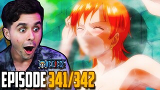 "WAY A MINUTE... SAVE NAMI" One Piece Ep. 341,342 Live Reaction!