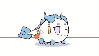 Hãy vào và xem Dragon Bubble đi bộ và vẫy đuôi trong một phút.