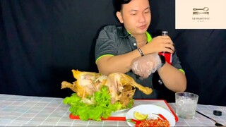 Mukbang gà hấp mắm nhĩ phần 6 #anngon