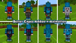 ADDON BETTER CAPES PUNYA TEXTURE & ANIMASI KEREN - SUPPORT MCPE 1.17!