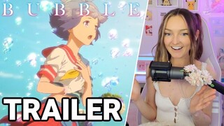 "Bubble" Anime Netflix Movie Trailer Reaction 💧