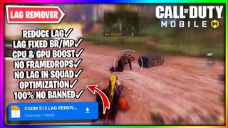 FIX LAG COD MOBILE FOR LOW END DEVICE | CONFIG CODM SEASON 13 | LAG REMOVER CALL OF DUTY [GAMERDOES]