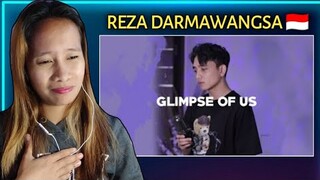 Reza Darmawangsa - Joji "Glimpse of Us" cover (TikTok sad songs mash up) || Reaction