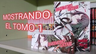 MOSTRANDO el TOMO 1 de BAKEMONOGATARI - Panini Manga