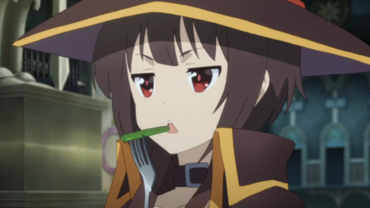 Apakah Megumin serius untuk melucu? Atau apakah Anda serius dan lucu ^_^