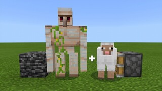 Iron Golem + Sheep = ???