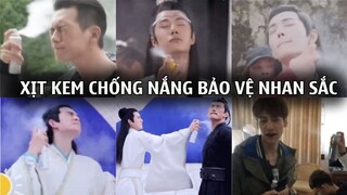 Cười ra nước mắt với các mỹ nam hoa ngữ xịt kem chống nắng