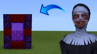 CARA MEMBUAT PORTAL EVIL NUN - MINECRAFT