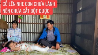 Thương cháu bé 4 tuổi bị té gãy chân cha mẹ nghèo không thể chạy chữa...!