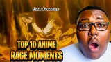 HUNTER X HUNTER IN TOP 10 RAGE MOMENTS (REACTION)