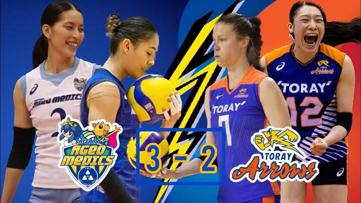 Round 1: AGEO MEDICS GAME HIGHLIGHTS vs TORAY | Japan V.League 2022/2023 | Women’s Volleyball