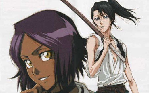 Byakuya is so cute with his little temper. It's really cute that Yoruichi is teased~