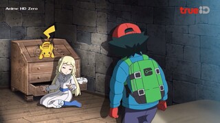 Pokémon Journeys - Ash rescue Lillie scene